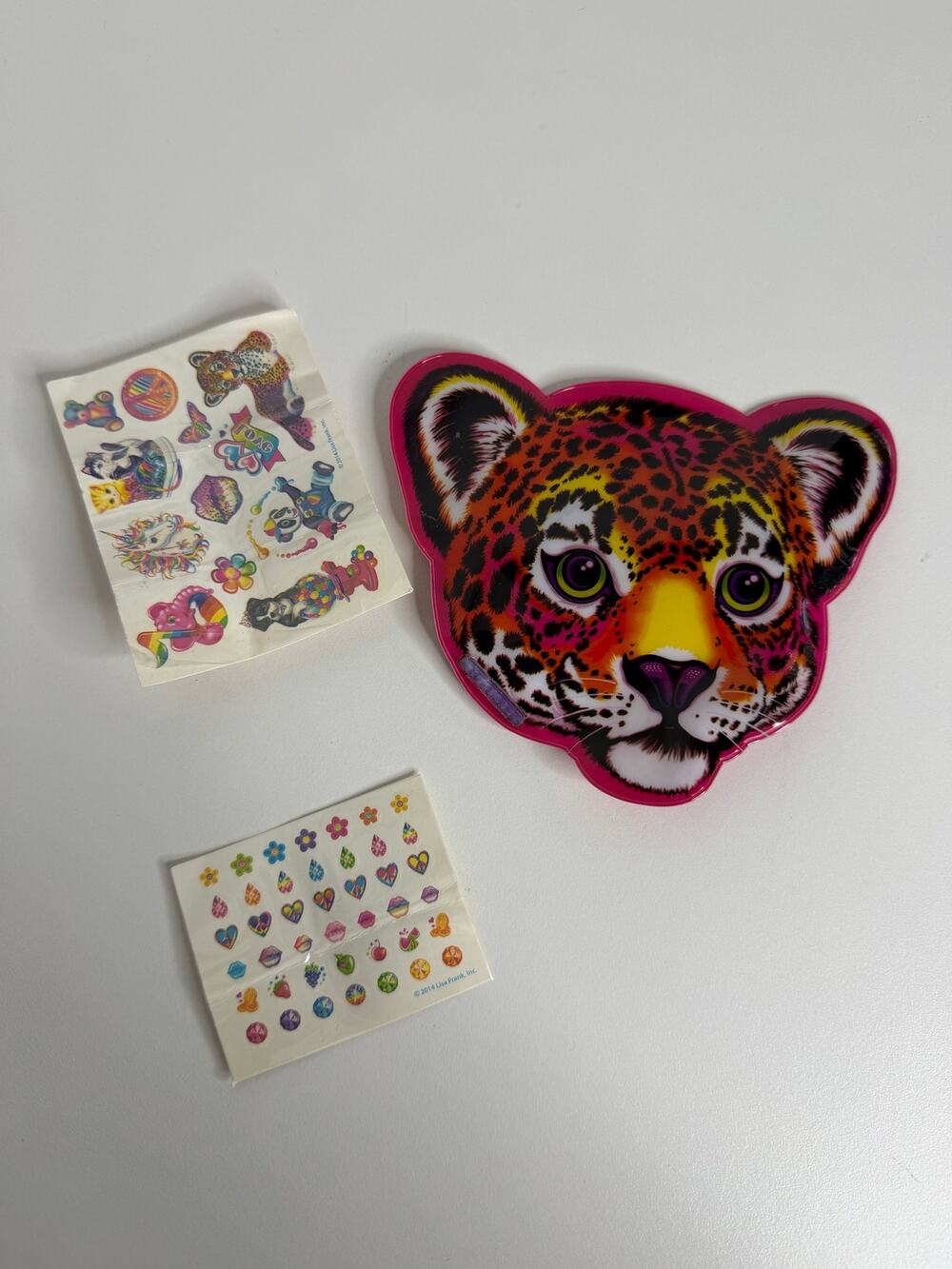 Vintage Lisa Frank Leopard Hunter Pouch with Tattoos